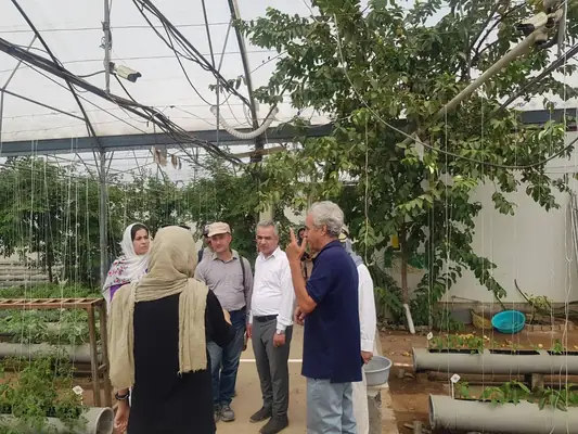 بازدید از فضاهای کشاورزی و باغی